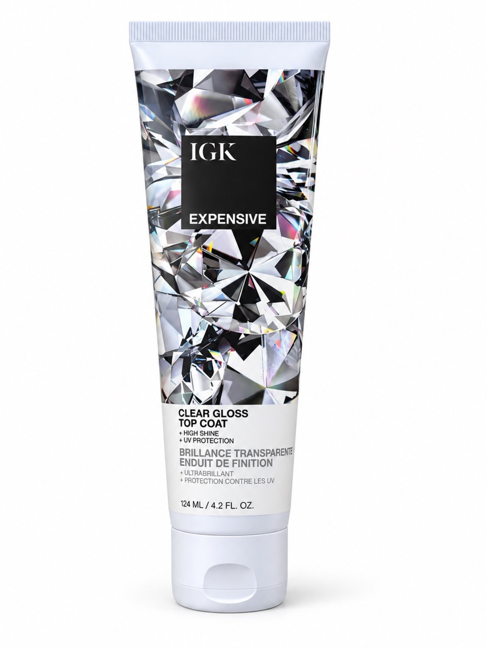 GK Expensive Clear Gloss Top Coat — White, Black & Iridescent